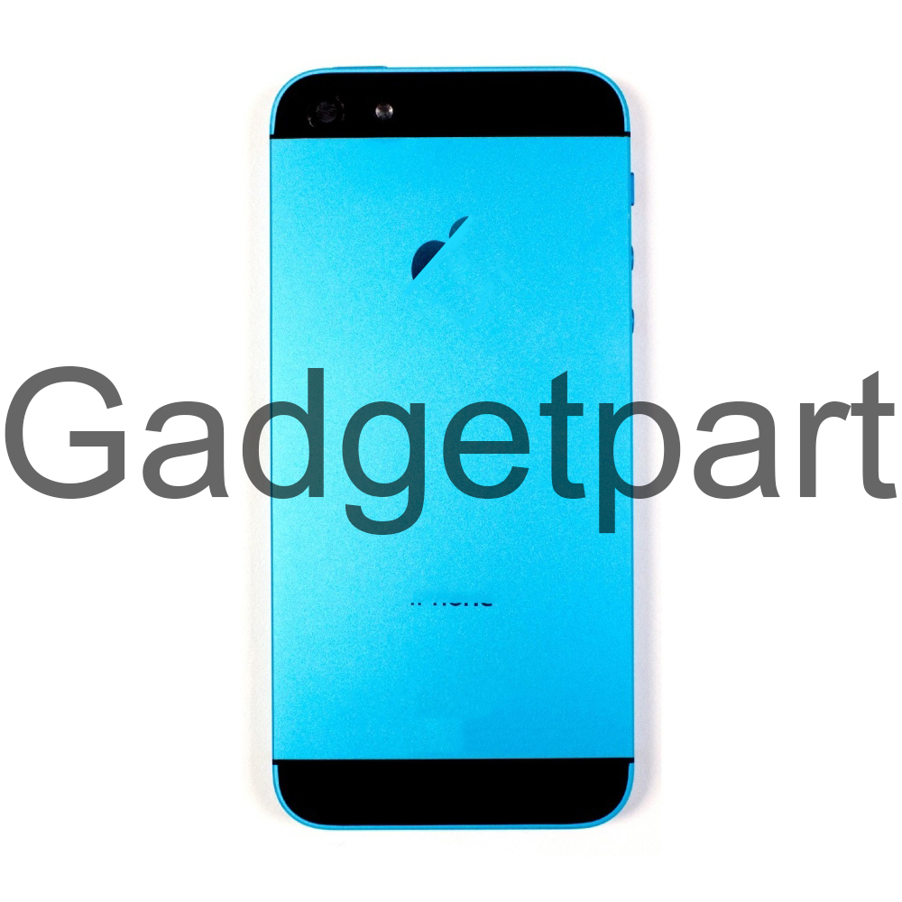 Задняя крышка iPhone 5 Голубая (Blue)