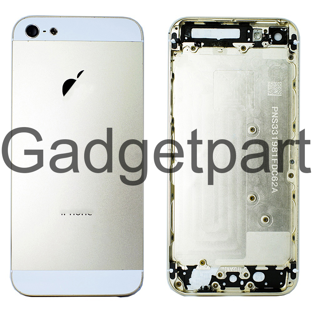 Задняя крышка iPhone 5 Золотая (Gold)