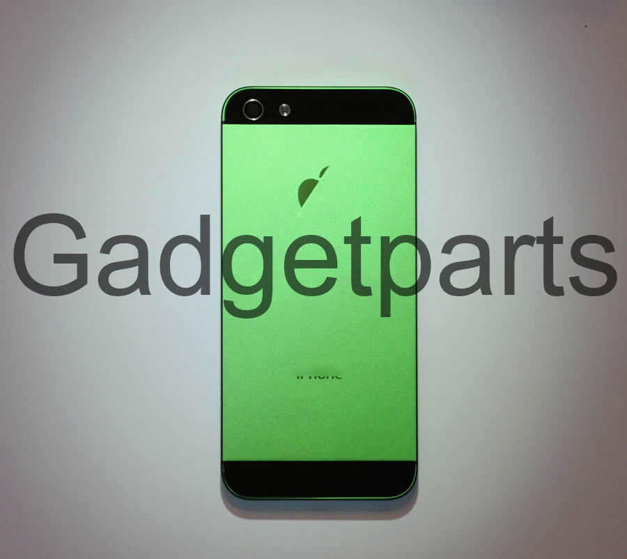 Задняя крышка iPhone 5 Зелено-Черная (Green-Black)