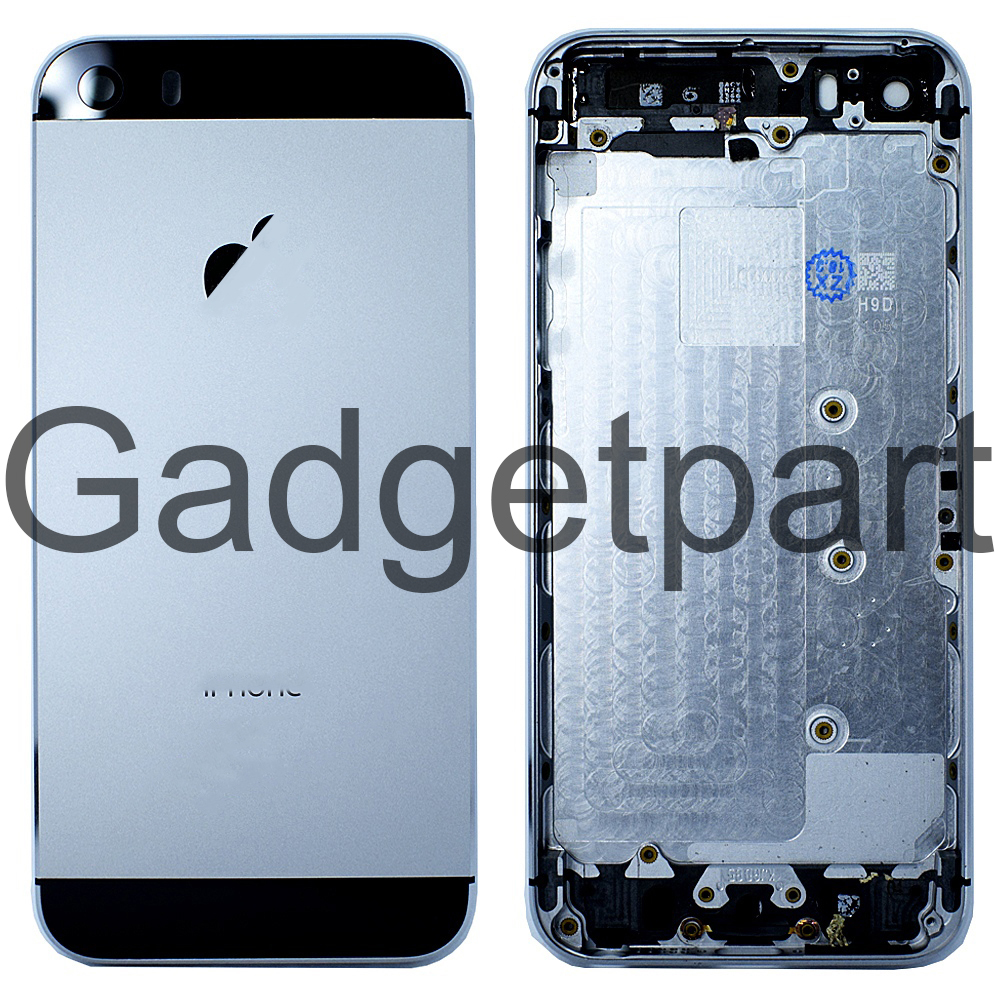 Задняя крышка iPhone 5S Черная (Space Gray, Black)