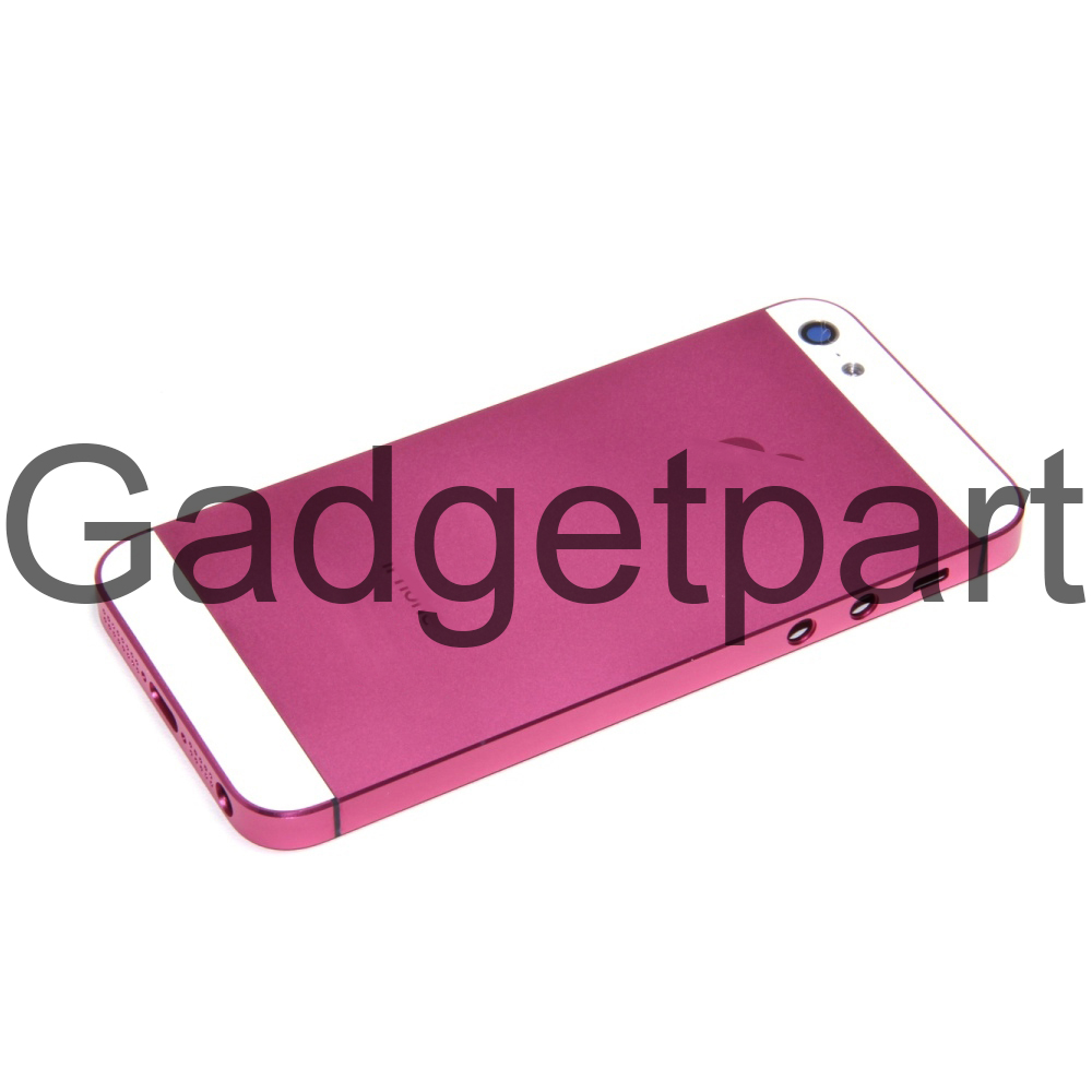Задняя крышка iPhone 5 Розово-Белая (Pink-White)