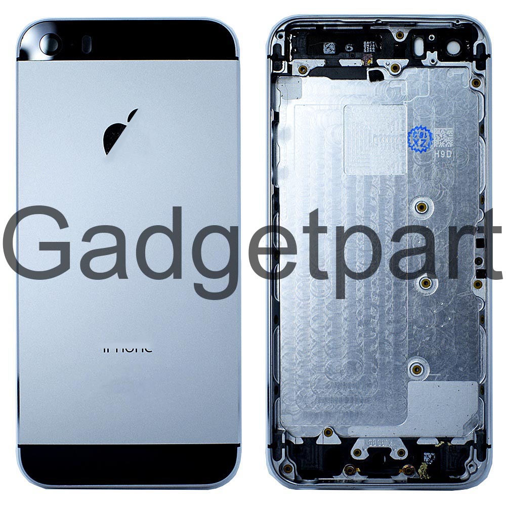 Задняя крышка iPhone 5S Черная (Space Gray, Black) Оригинал