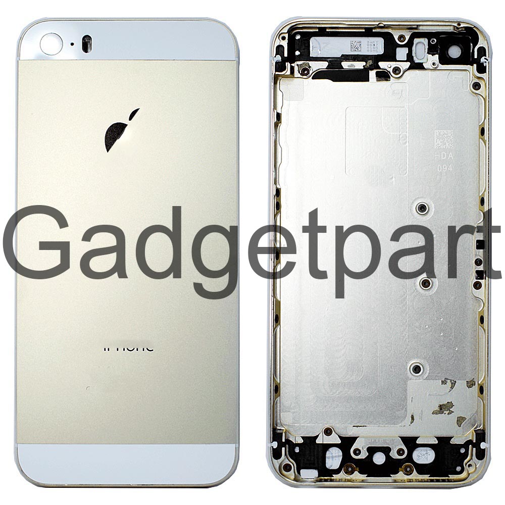 Задняя крышка iPhone 5S Золотая (Gold) Оригинал