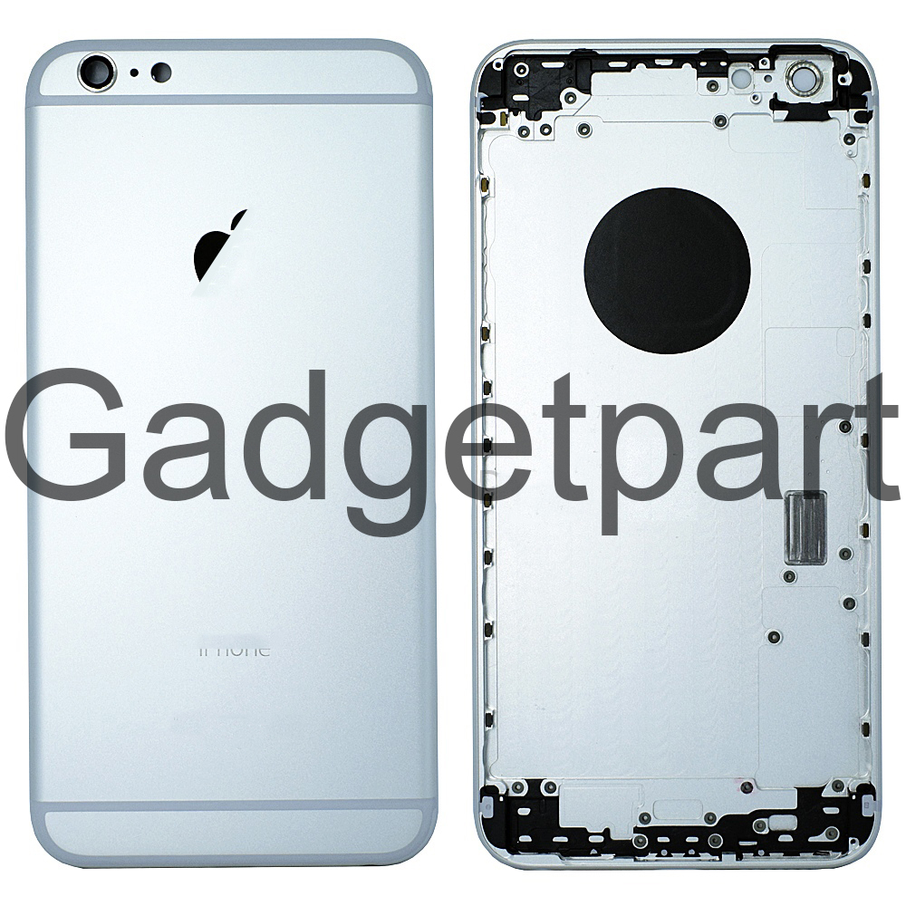 Задняя крышка iPhone 6S Plus Серебряная, Белая (Silver, White) Оригинал
