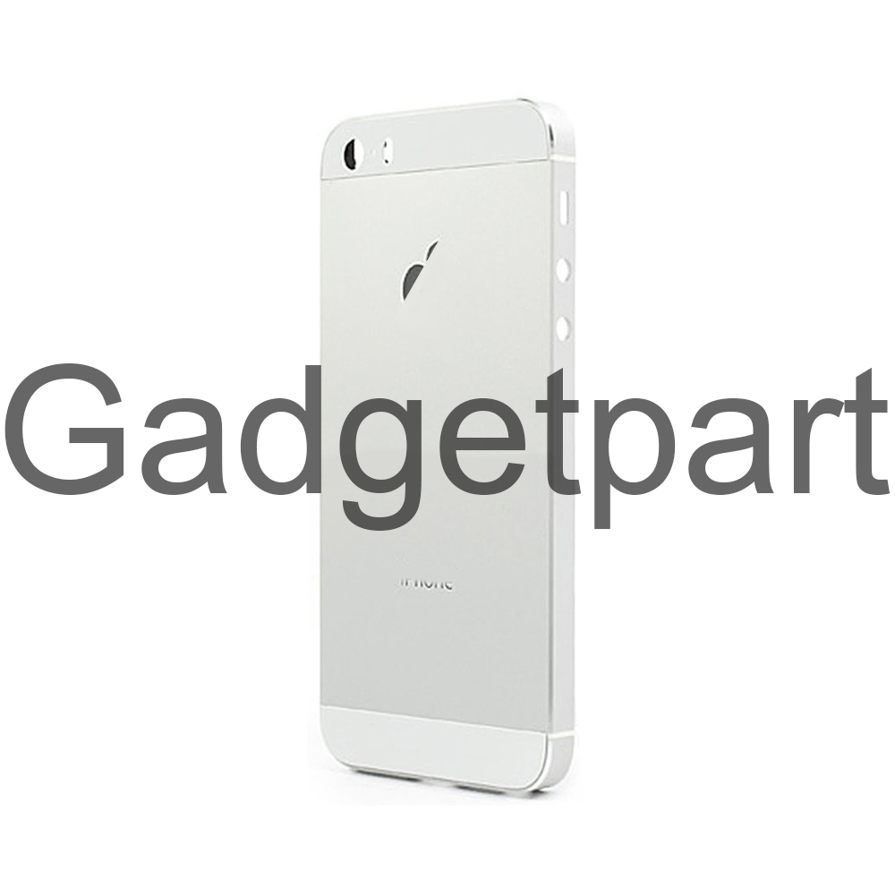 Задняя крышка iPhone 5SE Серебряная, Белая (Silver, White) Оригинал
