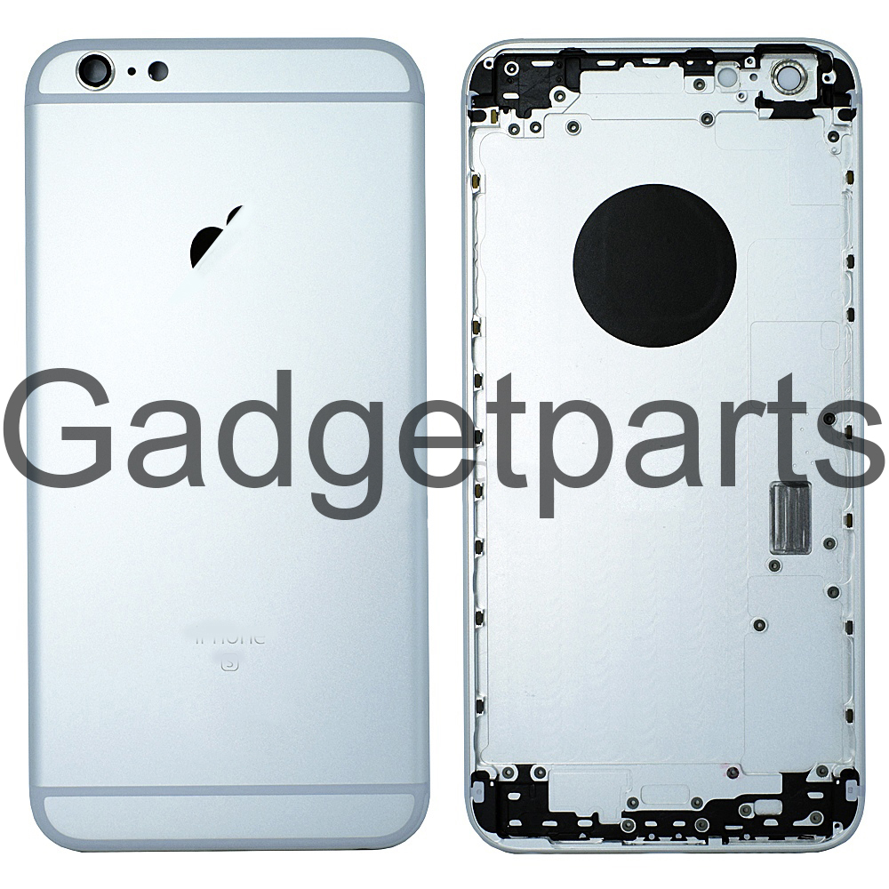 Задняя крышка iPhone 6S Plus Серебряная, Белая (Silver, White)