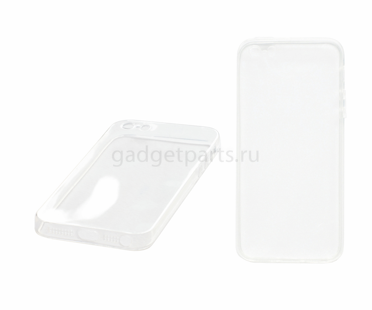 Чехол-накладка, прозрачный iPhone 5, 5S