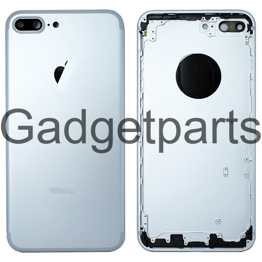 Задняя крышка iPhone 7 Plus Серебряная, Белая (Silver, White) Оригинал