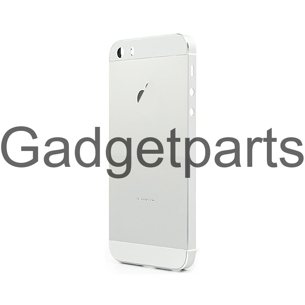 Задняя крышка iPhone 5SE Серебряная, Белая (Silver, White)