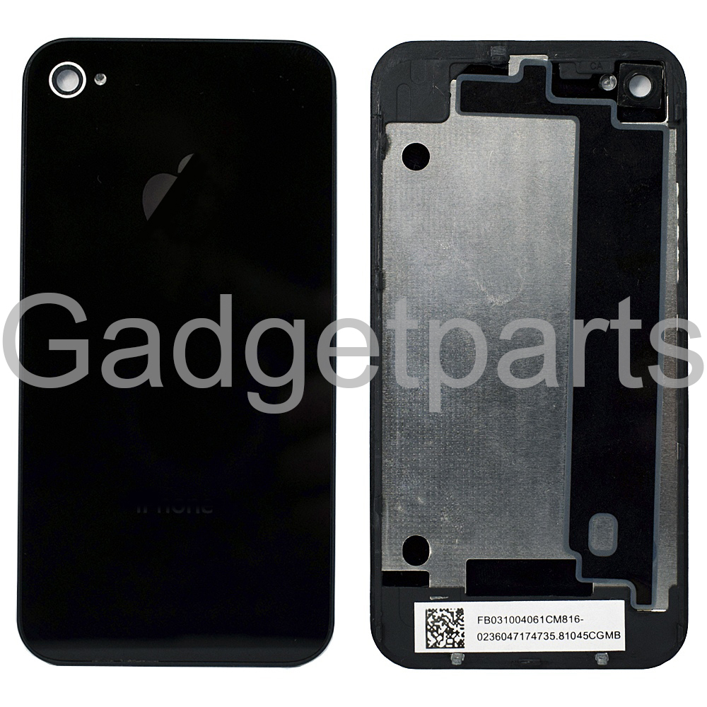 Задняя крышка iPhone 4 Черная (Black) Оригинал