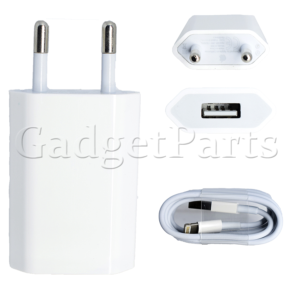 Блок зарядки, USB кабель, сетевой шнур Lightning iPhone 5, 5S, 6, 6 Plus, 6S, 6S Plus, 7, 7 Plus, iPad и iPod, MB707ZM/B