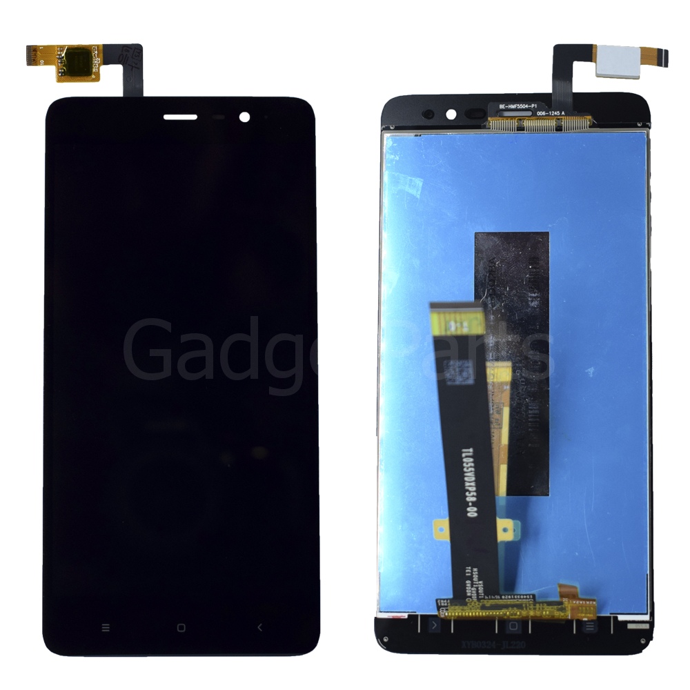 Модуль (дисплей, тачскрин) Xiaomi Redmi Note 3 Pro SE (152,5 мм) Черный (Black)