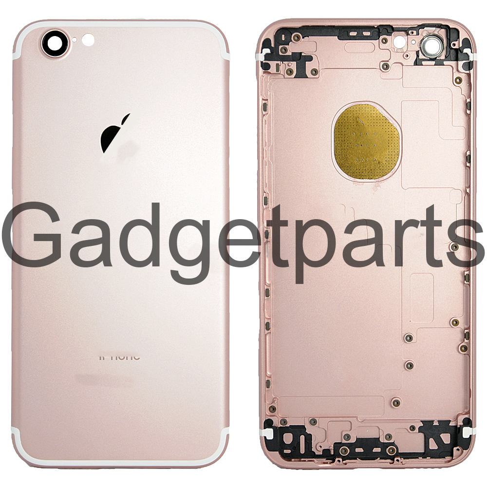 Задняя крышка iPhone 6S под iPhone 7 Розовое золото (Rose gold)