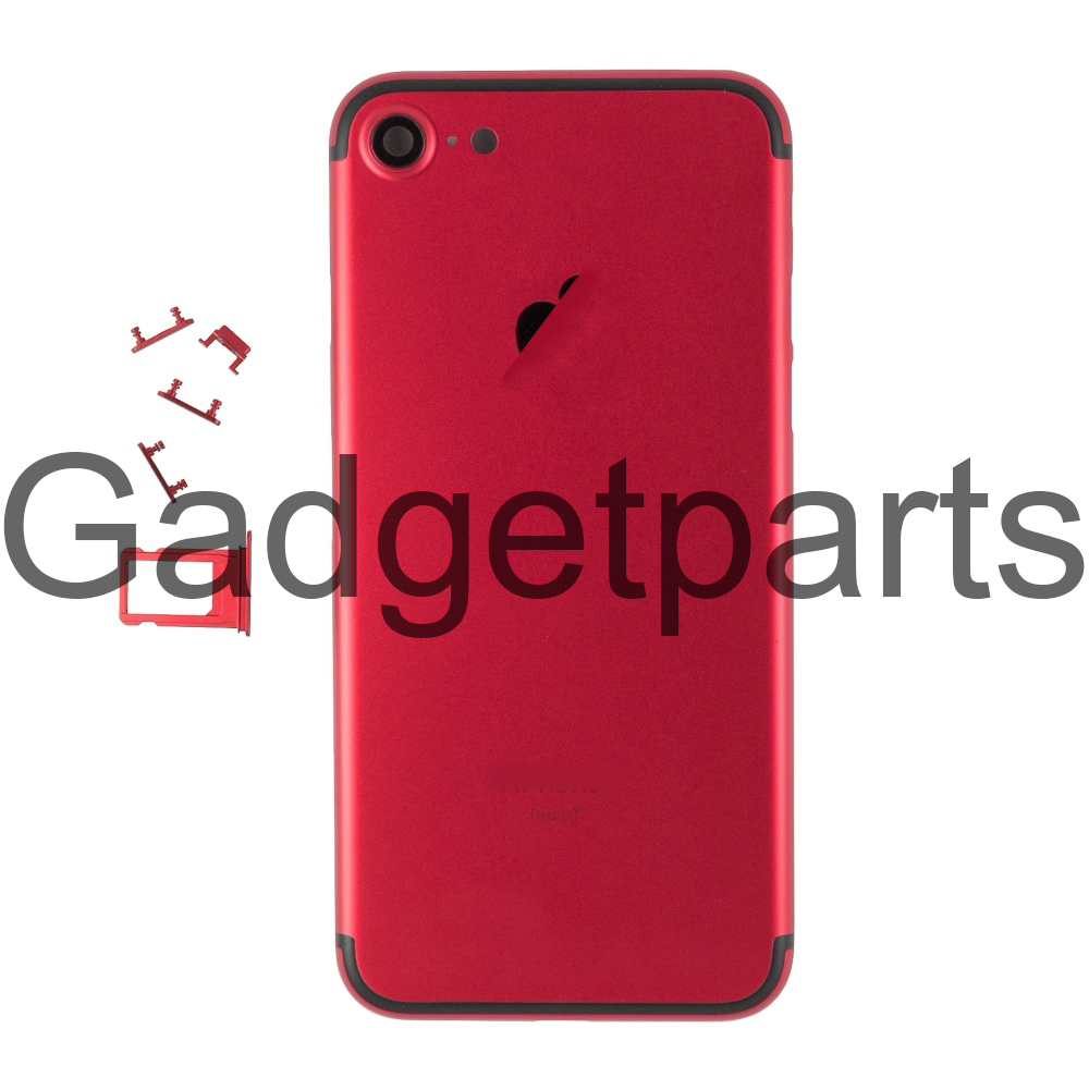 Задняя крышка iPhone 7 Красно-Черная (Red-Black)