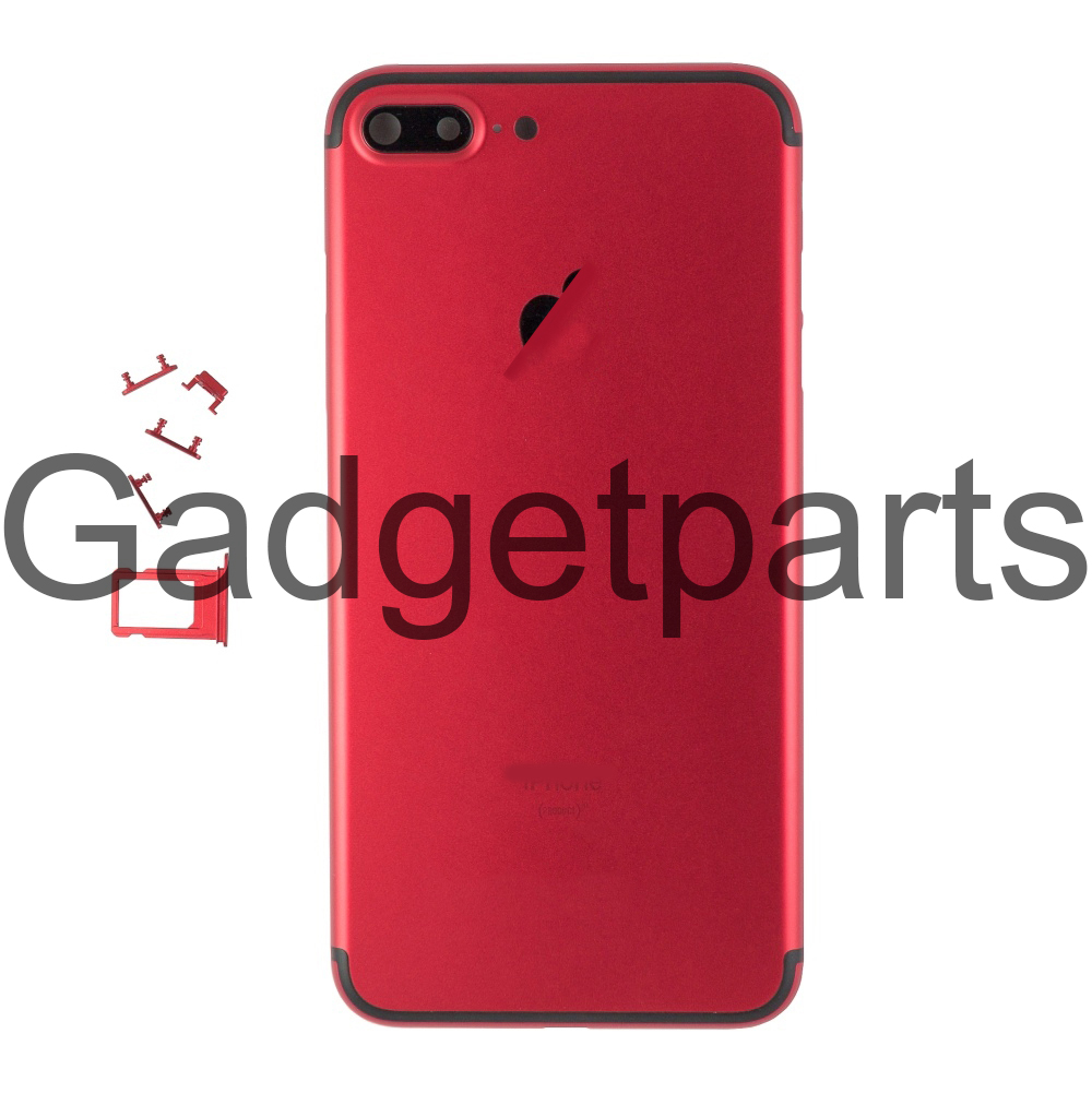 Задняя крышка iPhone 7 Plus Красно-Черная (Red-Black)