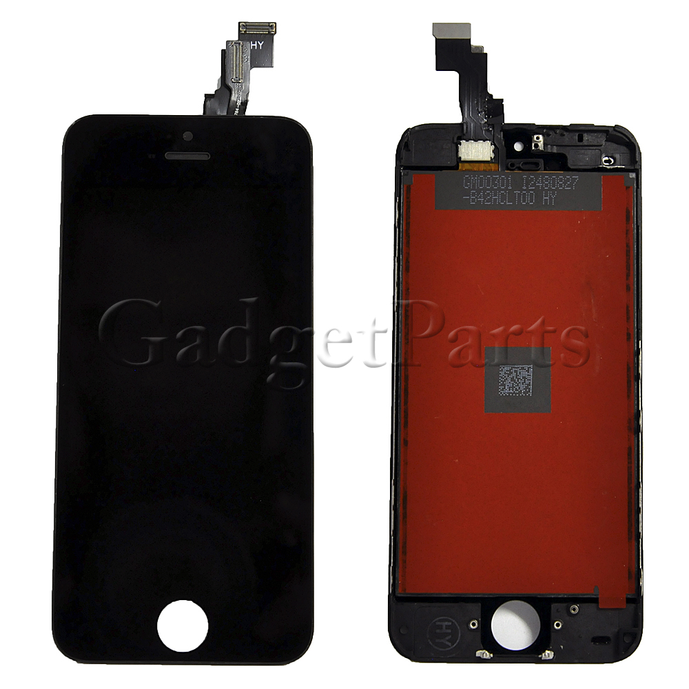 Модуль (дисплей, тачскрин, рамка) iPhone 5С Черный (Black) OEM