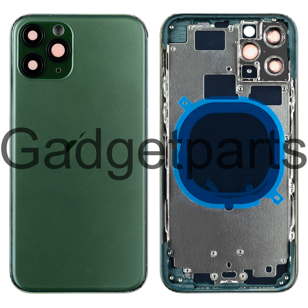 Задняя крышка в сборе iPhone 11 Pro Темно-зеленая (Dark Green)
