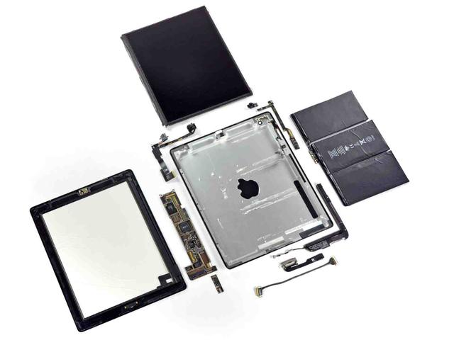 извлекаем динамик iPad 2