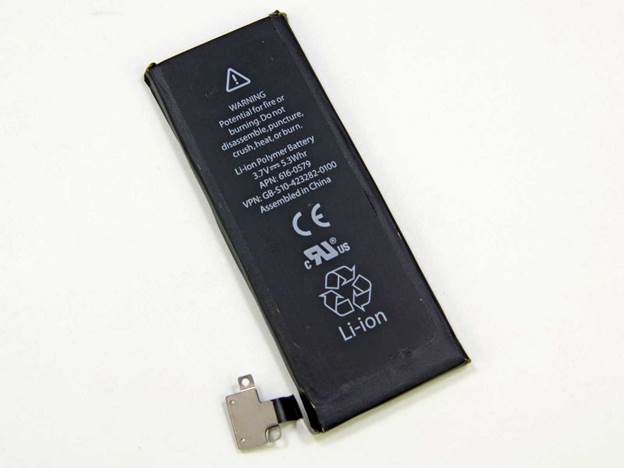 Батарея 3.7 v в iPhone 5 