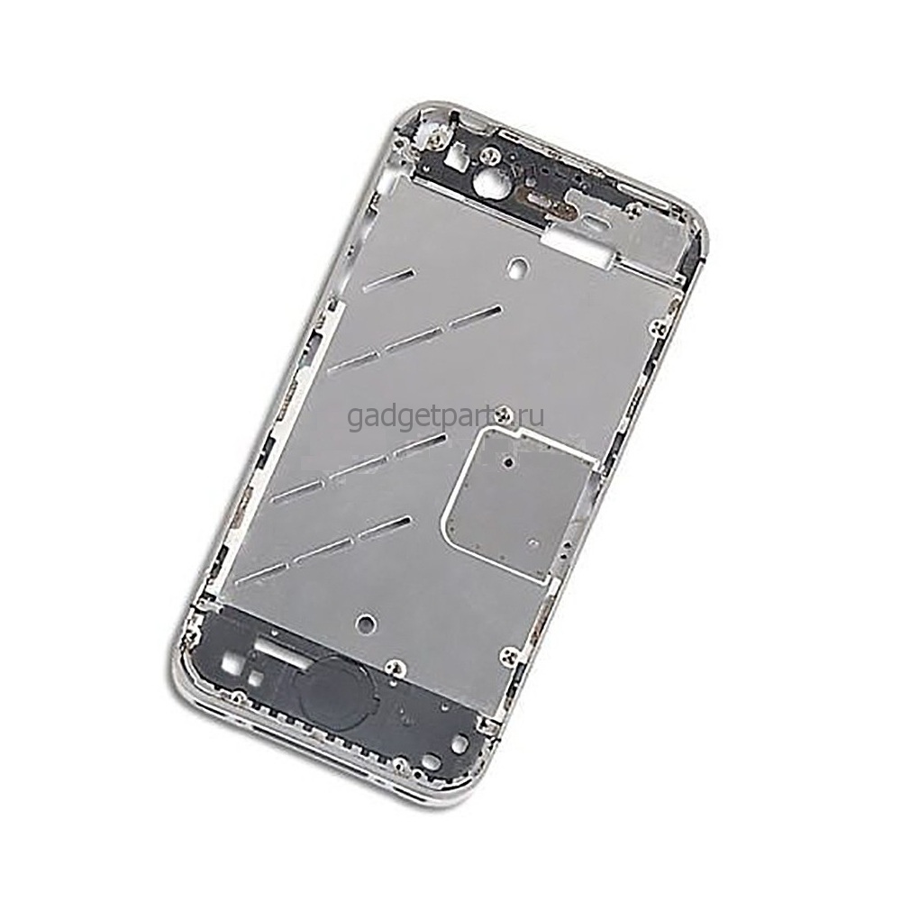 Рамка iPhone 4S Серебряная (Silver)