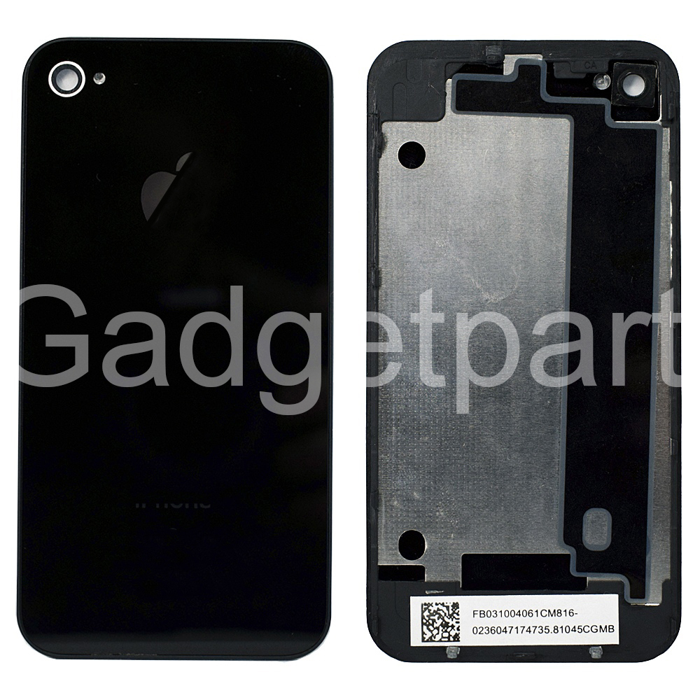 Задняя крышка iPhone 4 Черная (Black)