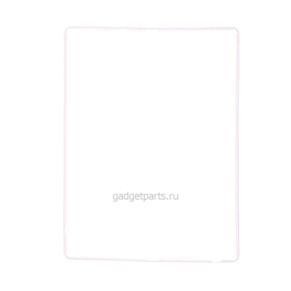 Рамка под сенсорное стекло (тачскрин) iPad 2, 3, 4 Белая (White)