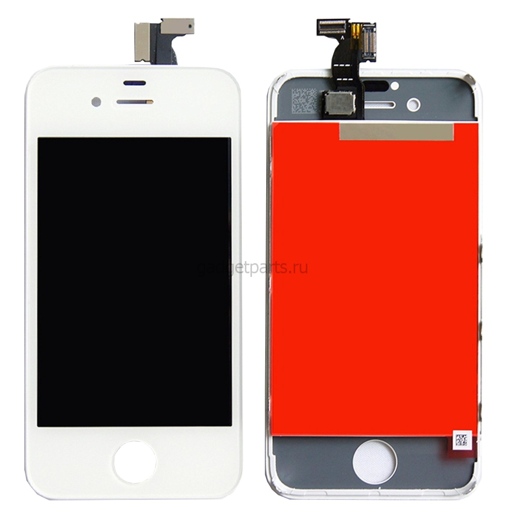 Модуль (дисплей, тачскрин, рамка) iPhone 4 Белый (White) Оригинальная матрица