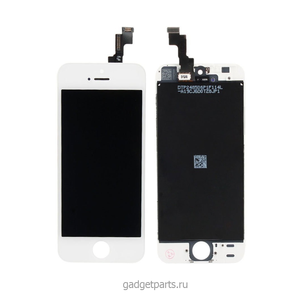 Модуль (дисплей, тачскрин, рамка) iPhone 5S, SE Белый (White) HQ