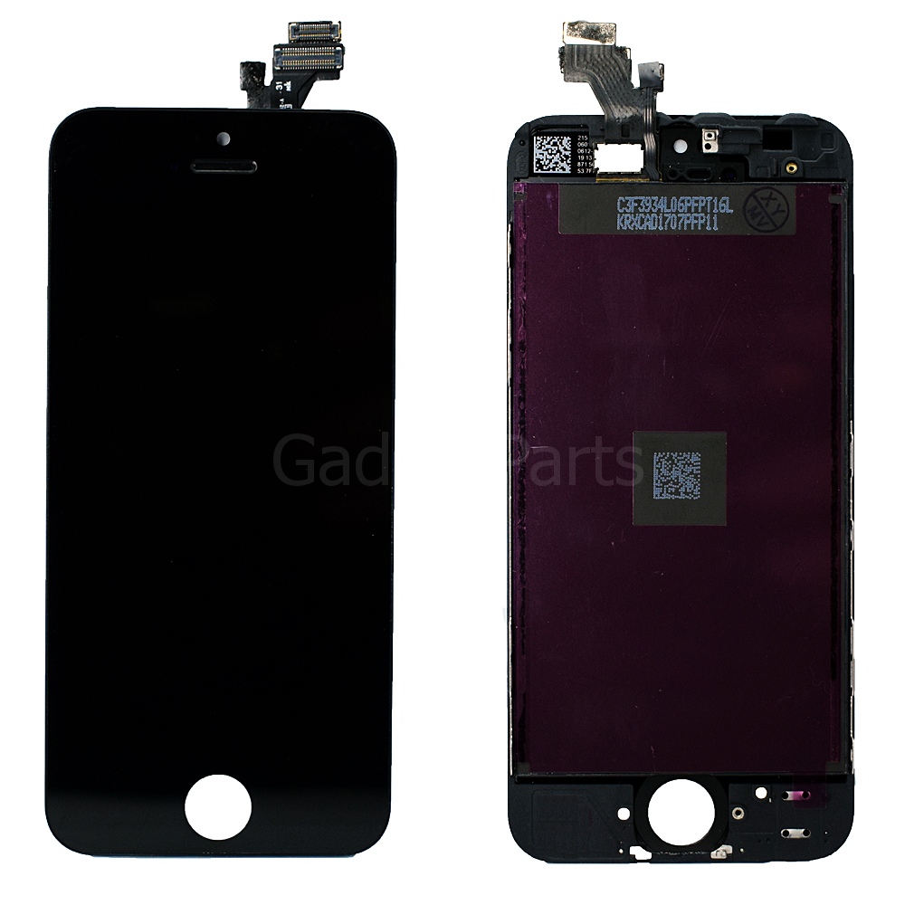 Модуль (дисплей, тачскрин, рамка) iPhone 5G Черный (Black) Оригинальная матрица