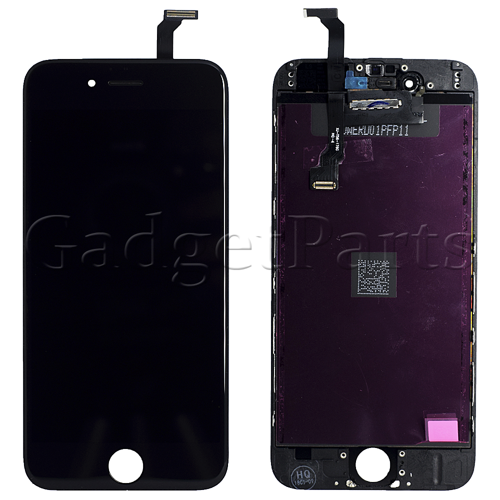 Модуль (дисплей, тачскрин, рамка) iPhone 6 Черный (Black) Оригинальная матрица