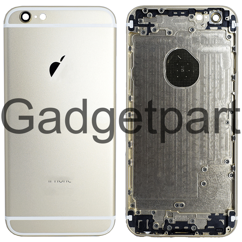 Задняя крышка iPhone 6 Золотая (Gold) Оригинал