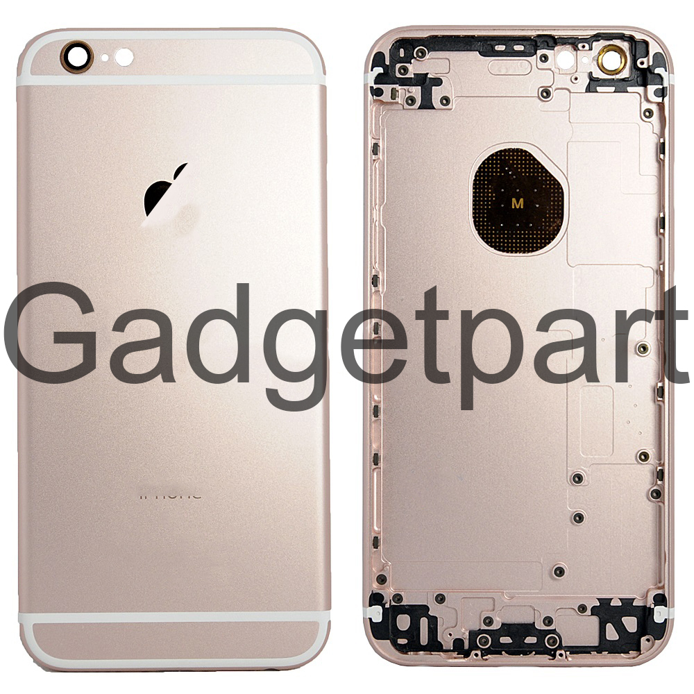 Задняя крышка iPhone 6S Розовое золото (Rose gold) Оригинал