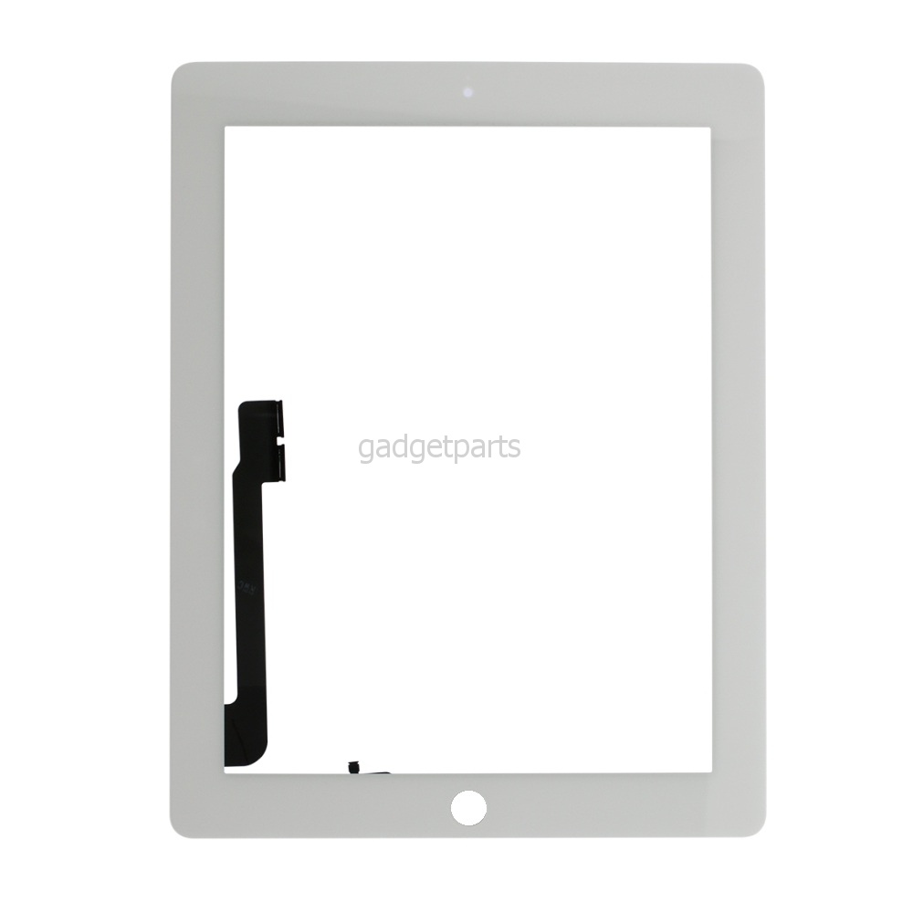 Сенсорное стекло, тачскрин iPad 3, 4 Белый (White) Оригинал