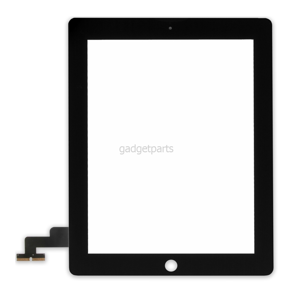 Сенсорное стекло, тачскрин iPad 2 Черный (Black) Оригинал