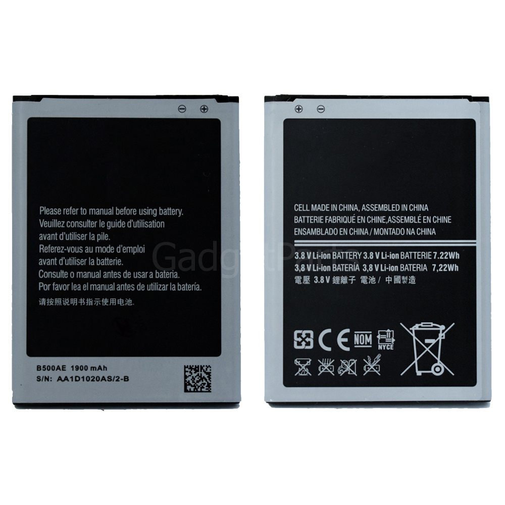 Аккумулятор Samsung Galaxy S4 Mini i9190, i9192, i9195 (EB- B500AE) Оригинал