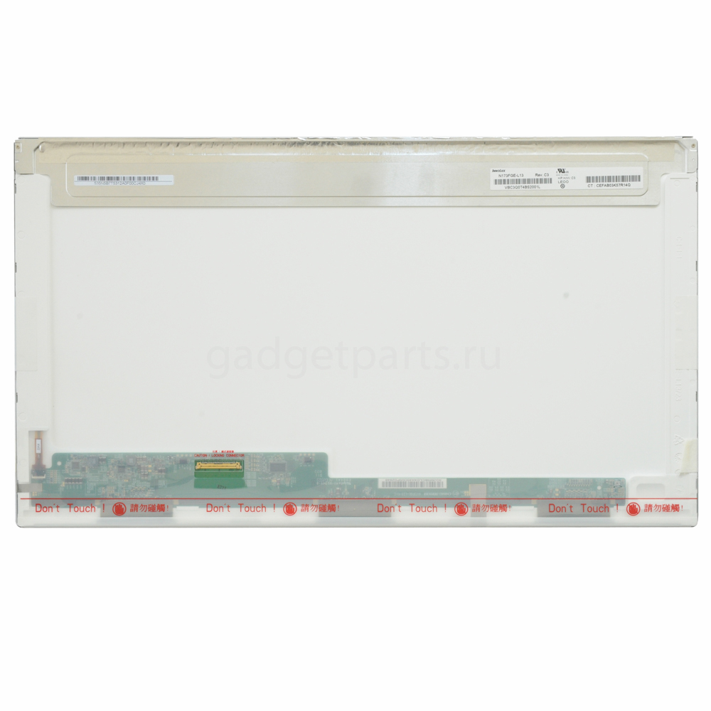 Матрица для ноутбука N173FGE-L13 40pin, 1600x900, Матовая, LED, разъем слева внизу Матрица для ноутбука N173FGE-L13 40pin, 1600x900, Матовая, LED, разъем слева внизу