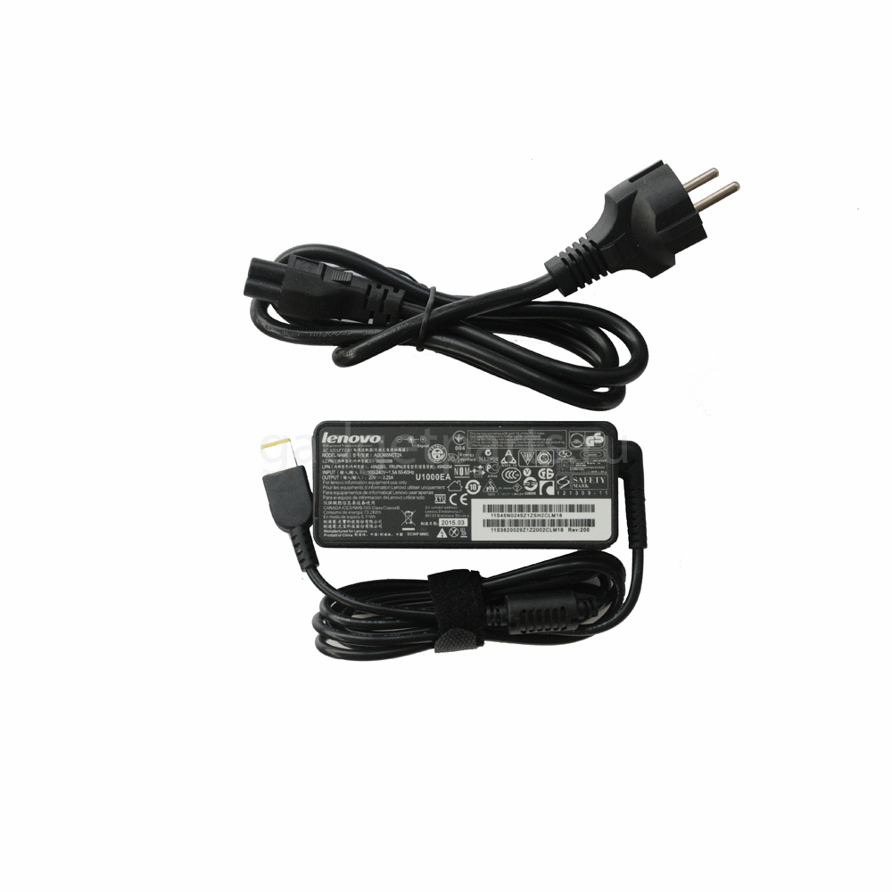 Блок питания (сетевой адаптер), зарядка для ноутбуков Lenovo G400, G500 20V/ 3.25A, 65W Блок питания (сетевой адаптер), зарядка для ноутбуков Lenovo G400, G500 20V/ 3.25A, 65W
