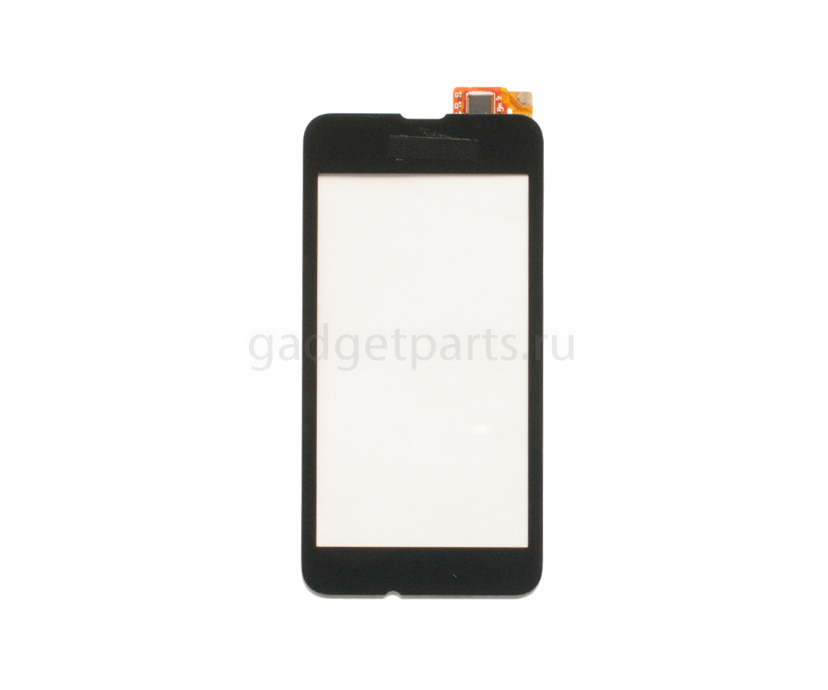 Сенсорное стекло, тачскрин Nokia Lumia 530 Черный (Black) Оригинал