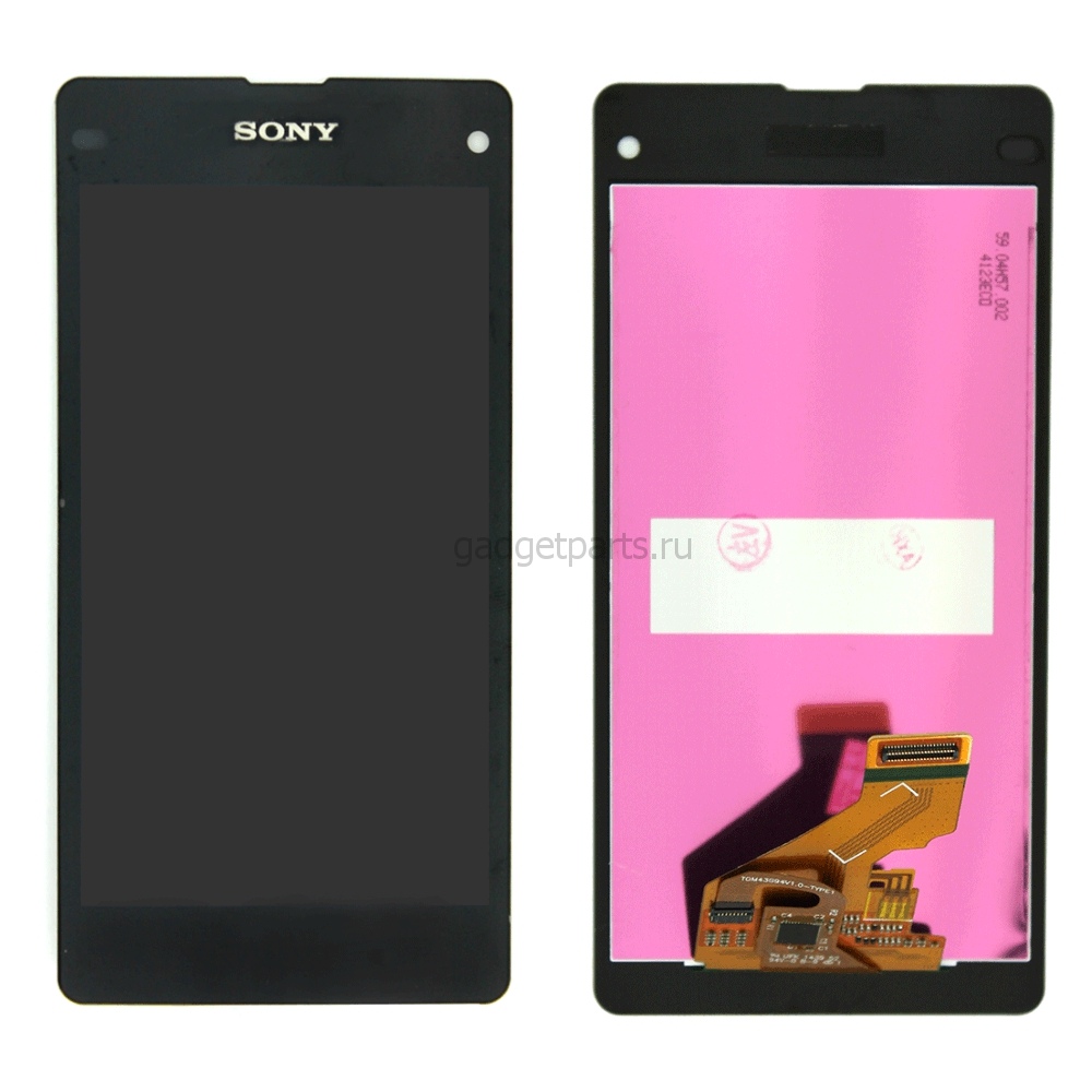 Модуль (дисплей, тачскрин) Sony Xperia Z1 Compact, D5503 Черный (Black) Оригинал