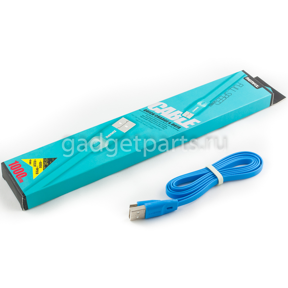 Micro USB кабель, сетевой шнур 1м Синий (Blue)