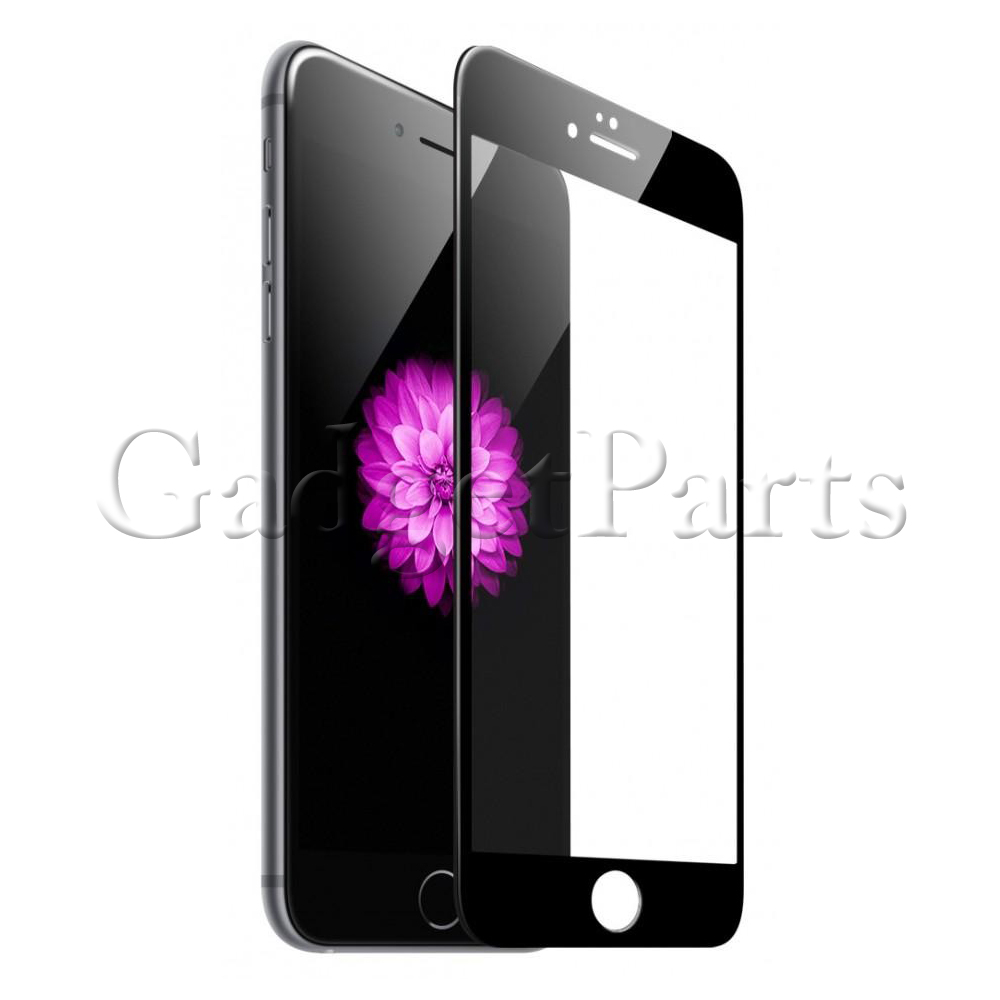 Защитное противоударное стекло 3D iPhone 6 Plus, 6S Plus Черное (Black)