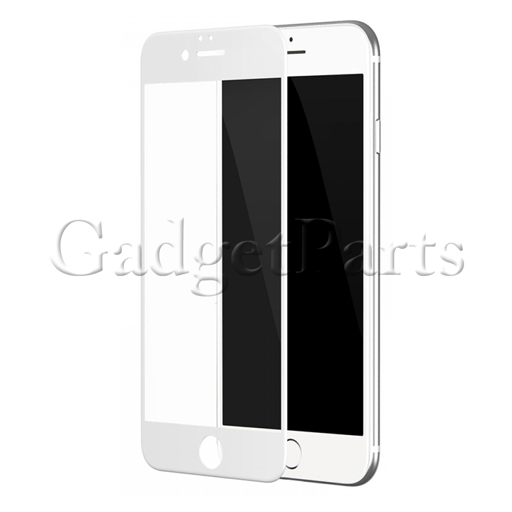 Защитное противоударное стекло 3D iPhone 7 Plus, 8 Plus Белое (White)