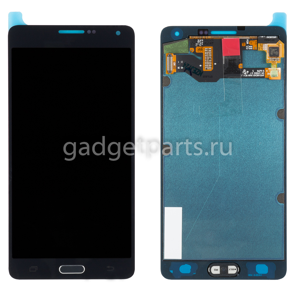 Модуль (дисплей, тачскрин, рамка) Samsung Galaxy A7, A700F Черный (Black) Оригинал