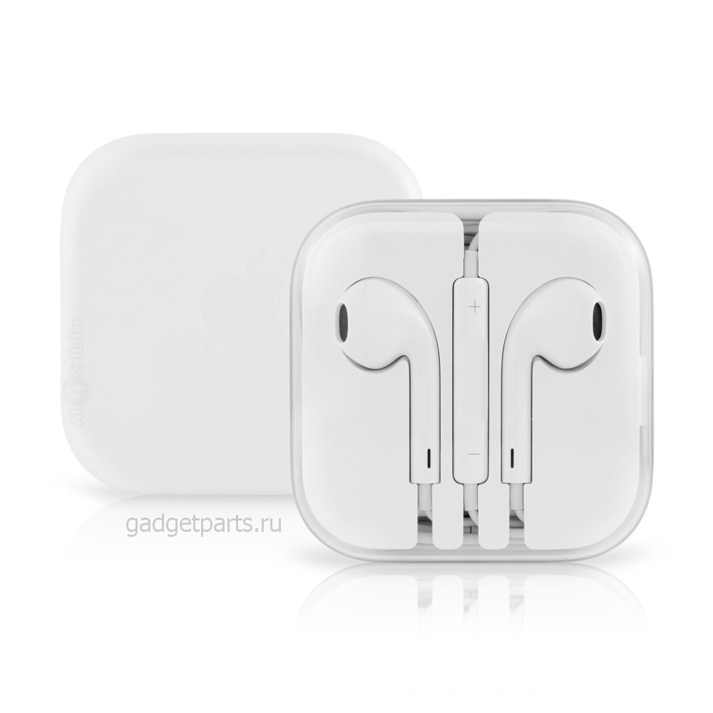 Наушники EarPods Apple с управлением громкостью и микрофоном