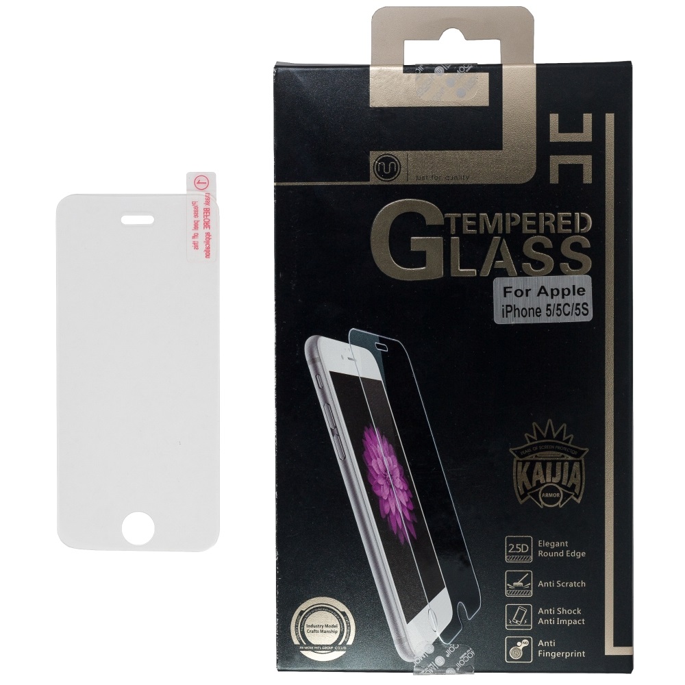 Защитное противоударное стекло iPhone 5, 5S, 5С Premium