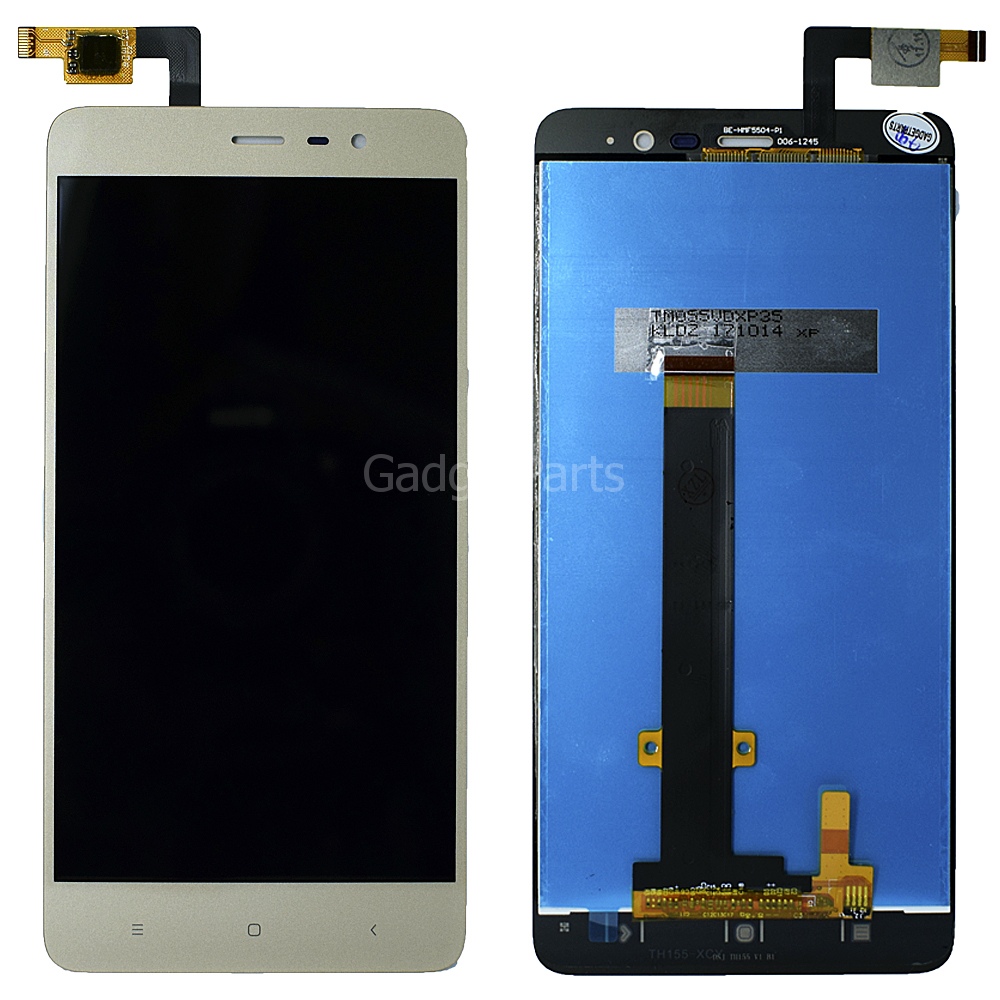 Модуль (дисплей, тачскрин) Xiaomi Redmi Note 3 Pro SE (152,5 мм) Золотой (Gold)