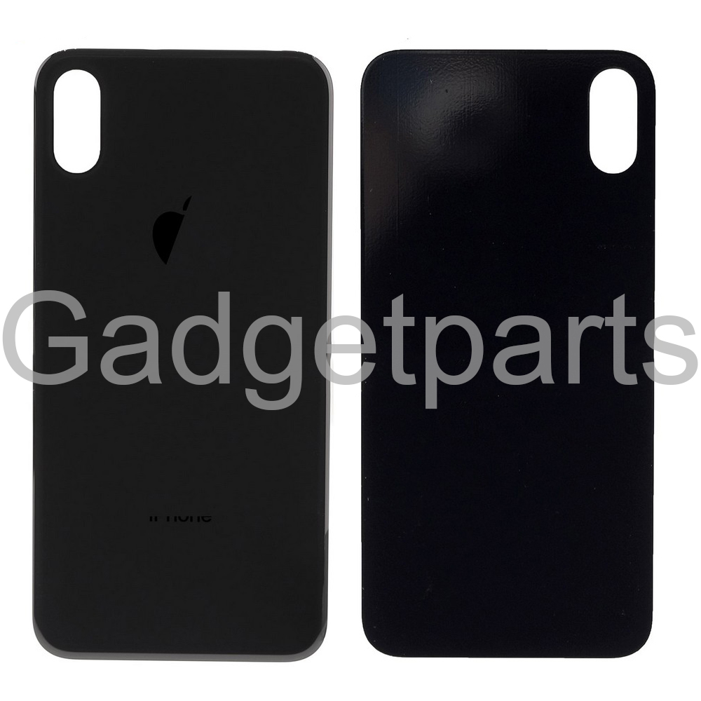 Задняя крышка iPhone X Черная (Space Gray, Black)