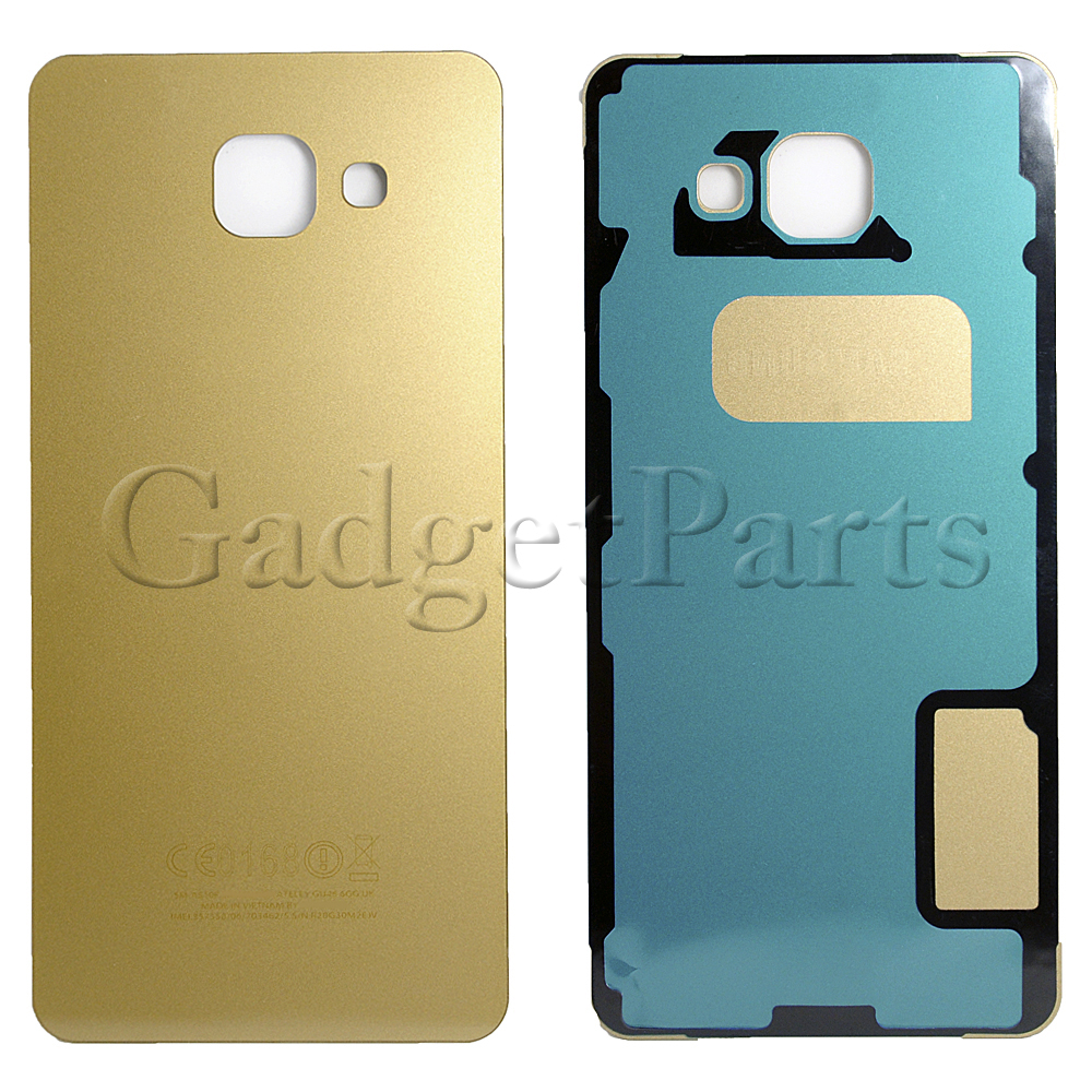 Задняя крышка Samsung Galaxy A5 2016, SM-A510F Золотая (Gold)