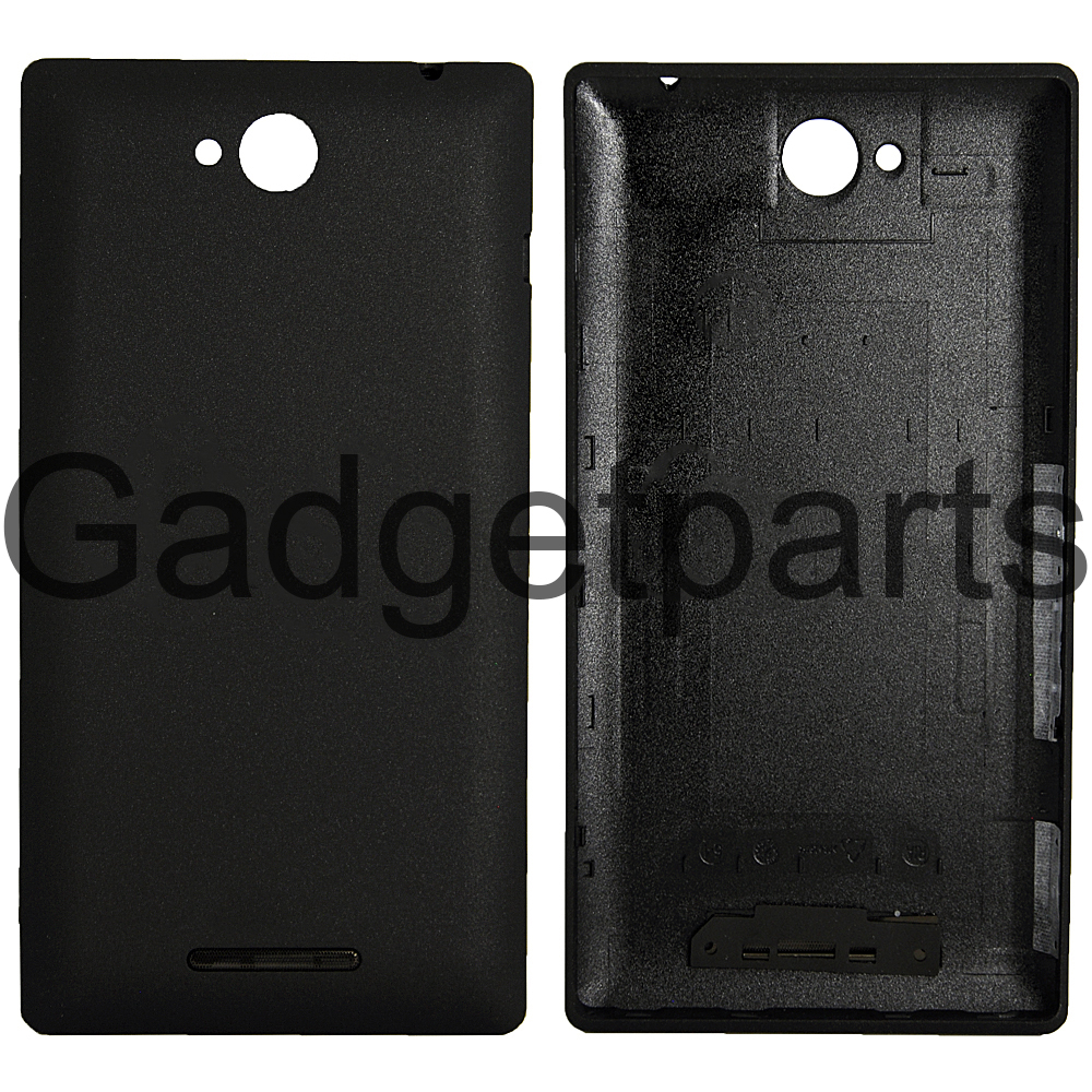 Задняя крышка Sony Xperia C, C2305, S39H Черная (Black) Оригинал