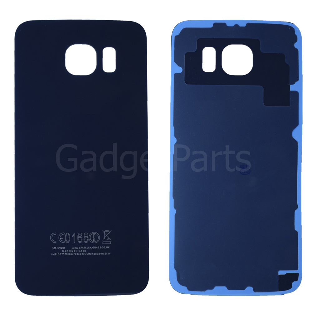 Задняя крышка Samsung Galaxy S6, G920F Синяя (Blue) Оригинал